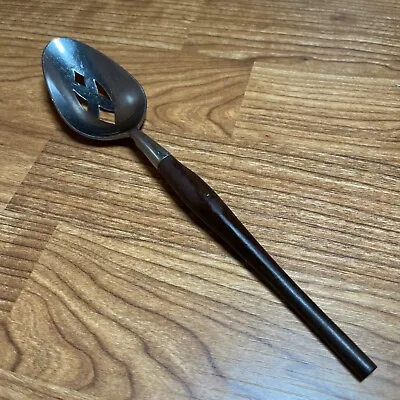 Ecko Externa Canoe Muffin Diamond Slotted Serving Spoon Forged Stainless 8 3/4  • $15.95