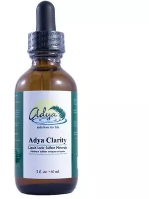 Adya Clarity Magnetic Sulfate Minerals 2oz Electrolytic Water Purification Sol. • $17.05