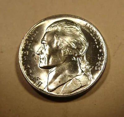 1943-D Jefferson Nickel Brilliant Unc - Light Gold - Full Steps Or Near  (S-2) • $10