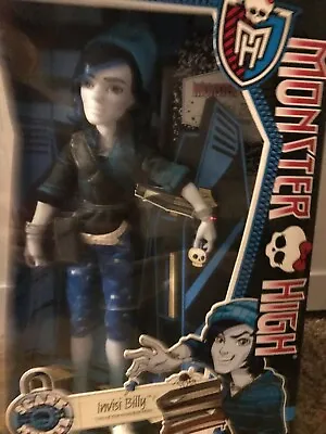 MONSTER HIGH Invisi Billy Doll NIB • $55