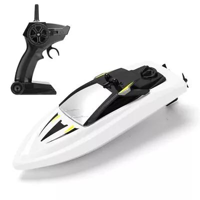 SYMA Q5 Mini Boat 2.4Ghz RC Racing Speed Yacht Kids Pool Toy Fast Ship White • $15.98