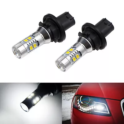 White Error Free PH24WY LED Bulbs For Audi Cadillac Etc Front Turn Signal Lights • $54.61