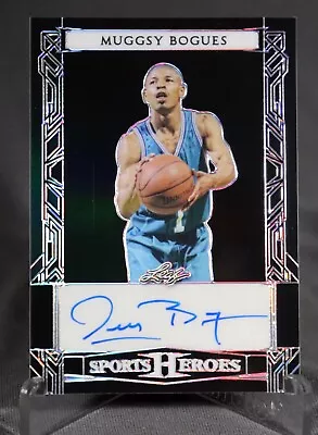 2024 Sports Heroes Muggsy Bogues Shimmer Black Auto 42 / 49 BA-MB3 • $1.25