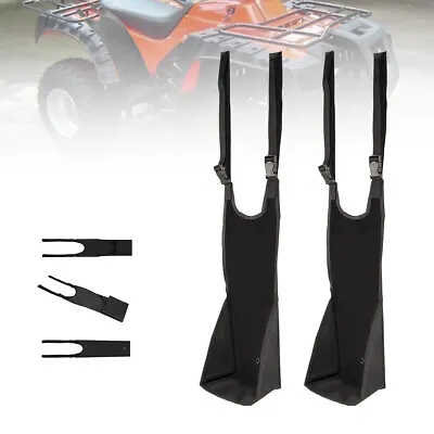 Universal ATV Accessories Rear Passenger Foot Pegs Adjustable Foldable Wear-Resi • $20.05