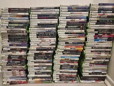 Microsoft Xbox 360 Lot Pick And Choose From Great Selection TESTED • $7.99