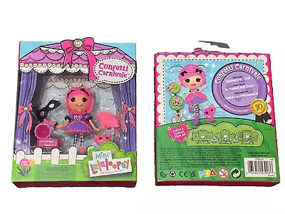 Mini Lalaloopsy Confetti Carnivale With Accessories Reusable House Package NEW • $9.98