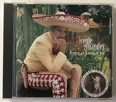 Vicente Fernandez Entre El Amor Y Yo 1998 Mexican CD Album Rancheras • $9.99