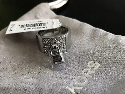 New Michael Kors Size 7 Silver Tone Ring • $64