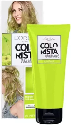 £4.29 • Buy L'Oreal Paris Colorista Wash Out Neon Semi-Permanent Hair Dye - Lime Green 017