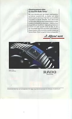 ADVERTISING 1995 RADO SINTRA Watch • £3.08