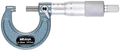 Mitutoyo 103-137 Outside Micrometer Baked-Enamel Finish Ratchet Stop 0-25mm R • $64.25