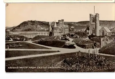 L020 Aberystwyth From Castle Grounds Unposted Real Photo • £3.99