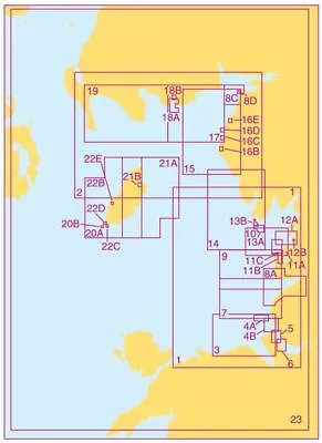 Admiralty Small Craft Leisure Charts 5613 | Irish Sea East Part & Isle Of Man • £86.25