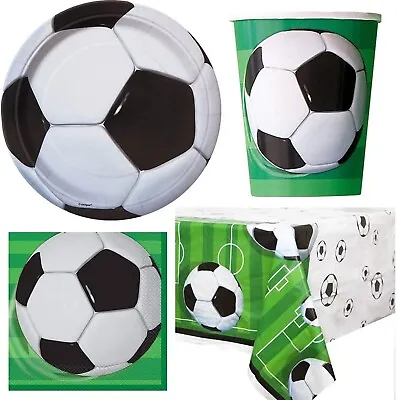 £2.59 • Buy 3D Soccer / Football Birthday -Theme  Party Tableware And Decoration Supplies