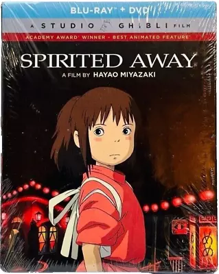 FACTORY SEALED With SLIPCOVER Spirited Away [Bluray/DVD] Studio Ghibli Miyazaki • $14.99