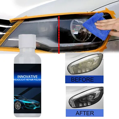 $4.79 • Buy 20ml Headlight Cover Len Restorer Cleaner Repair Liquid Polish Car Accessories