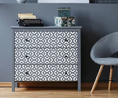 Geometric Stencil Allover Seamless Pattern Painting Wall Furniture Crafts TE269 • £5.99