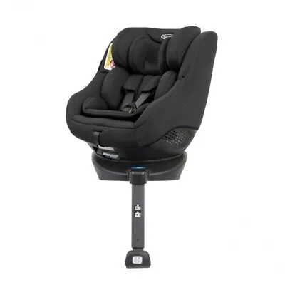 Graco Turn2Me Isofix 360° Rotating Car Seat Group 0+/1 - Black • £129.90