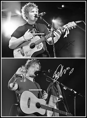 Ed Sheeran Autographed Cotton Canvas Image. Limited Edition (ES-307) • £9.59