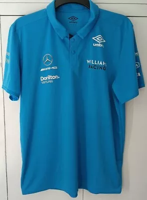 Umbro Williams F1 Team Polo Shirt Size XL Adults 44  Chest • £6.83