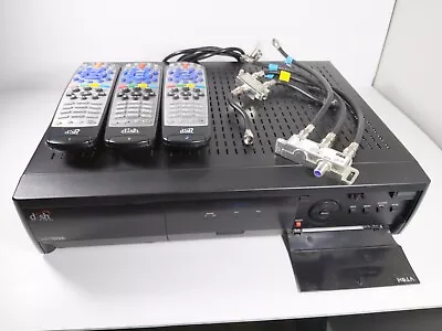 DISH Network  ViP 222k Receiver 3 Remotes And Splitter - Powers On Not Tested • $49.99