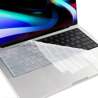 Soft Silicone Keyboard Cover Skin For MacBook Pro 14 16 2023-2021 M3 M2 Pro Max • $6.98