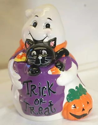 Halloween Ghost Cookie Jar David's Cookies Trick Or Treat • $39.99