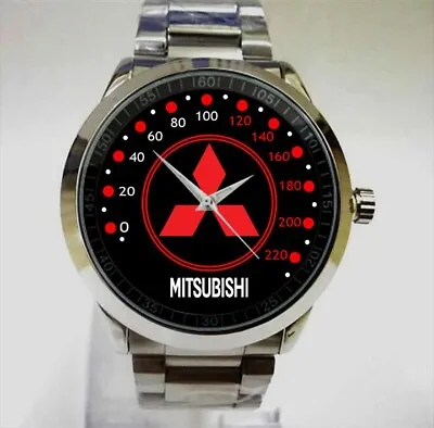 Hot Mitsubishi Logo Speedometer Item Collection Sport Metal Watch • $24.99