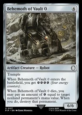 MTG Behemoth Of Vault 0 NM-Mint Universes Beyond: Fallout  • $0.99