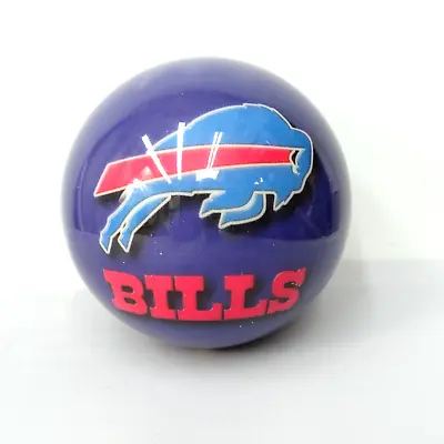 Vintage Buffalo Bills Bowling Ball Viz-A-Ball NFL Undrilled 15 Lbs Miller Lite • $124.95