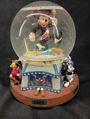 Melinium 2000 Disney Mickey Mouse Snow Globe Music Box 1 Mickey Missing • $9.99