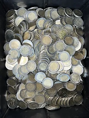 Lot Of 50 2 Euro Coins-100 Euro Total-Current Circulation-Travel Money/Collect • $130