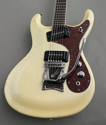 Mosrite Ventures Model 12st Used Basswood Body Maple Neck Pearl White W/Hardcase • $1909.99