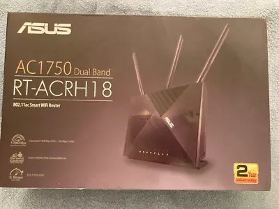 $55.12 • Buy ASUS Certified Factory Refurbished WiFi Dual Band Router RT-ACRH18, MU-MIMO Tech