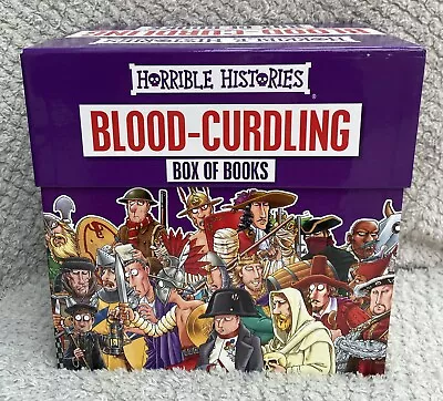 Horrible Histories Collections Blood-Curdling Box Of Books (Hardcover 2016) • £21.50