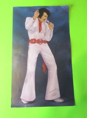 Vintage Elvis Presley Las Vegas Hilton 1970 Tour Concert Flyer Mini Poster • $100