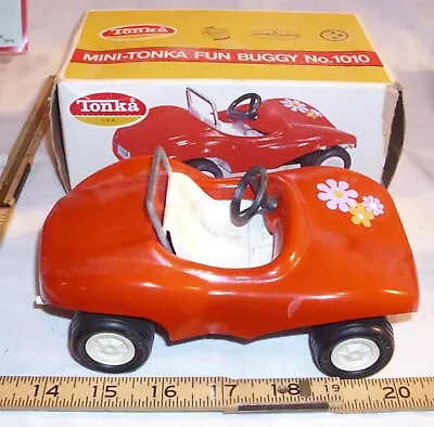 Tonka Mini Tonka Fun Buggy No. 1010 Pressed Steel Toy Boxed • $39.99