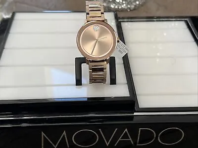 Movado Bold Evolution Rose Gold Bracelet Women's Retail $750 • $395