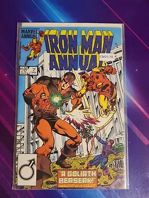 Iron Man Annual #7 Vol. 1 High Grade 1st App Marvel Annual Book Cm72-74 • $7.99