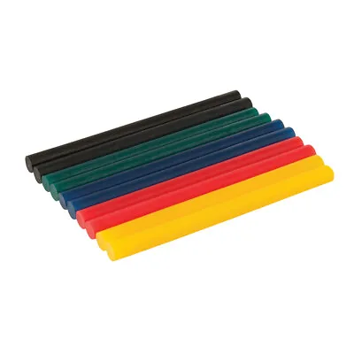 Coloured Colour Glue Sticks 7.2mm Red Green Blue Black Yellow (10pk) • £2.05