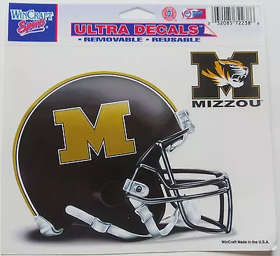 Missouri Tigers Window Sticker Decal NCAA College Football Helmet Lic. • $3.50