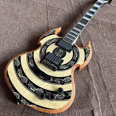 High Quality Custom Shop Zakk Wylde Series Electric Guitar Black Hardware • $298.92