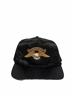 Vintage Harley Davidson Patch Black Trucker Hat 100% Nylon One Size • $24.99