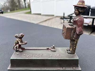 Monkey Bank Mechanical Banks-works • $203