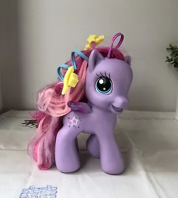 My Little Pony Star Song Twist 'n Style Purple Pink Hair W/ Clips 20cmT 2009 Toy • $14.15