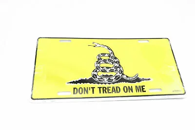 $8.95 • Buy Don't Tread On Me Aluminum Metal Novelty Car License Plate Tag