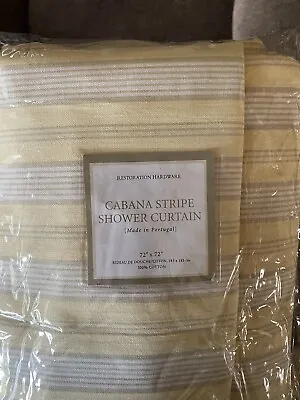 Restoration Hardware Cabana Stripe Shower Curtain • $49.99