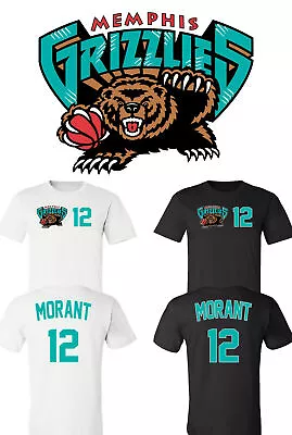 Ja Morant Vancouver Memphis Grizzlies #12 Player Shirt S-6XL Tracking!! • $16.99