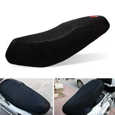 Motorcycle 3D Mesh Seat Cover Net Breathable Heat Insulation Sleeve Anti-slip • $13.99