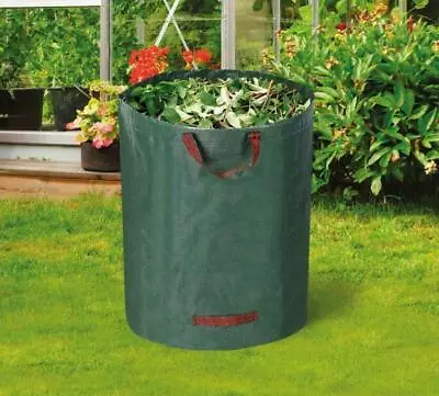 £6.95 • Buy Heavy Duty Reusable Waterproof Garden Waste Sack Bags Rubbish Grass Leaf Bin New